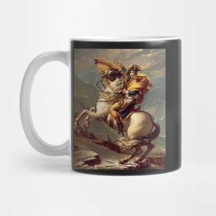 Bonaparte franchissant le Grand-Saint-Bernard - par Jacques-Louis David Mug